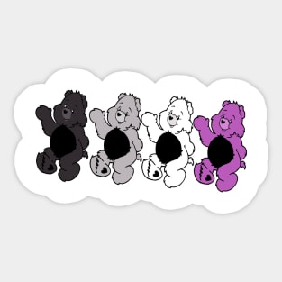 Asexual Bears Sticker